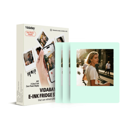 Green E-Paper Fridge Sticker