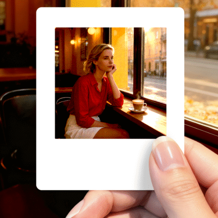 White E-Paper Fridge Sticker