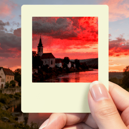 Yellow E-Paper Fridge Sticker