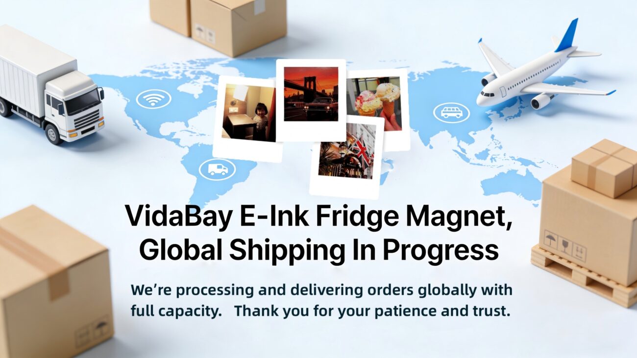 E-Ink Fridge Magnets Global Orders Shipping At Full Speed