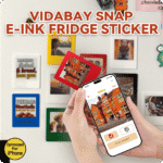 Red E-Ink Fridge Magnet Three-Pack - Image 2
