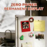 Red E-Ink Fridge Magnet Three-Pack - Image 3