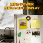 Yellow E-Ink Fridge Magnet - Image 3