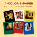 Yellow E-Ink Fridge Magnet - Image 4