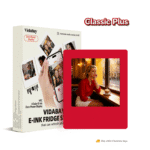 Red E-Ink Fridge Magnet